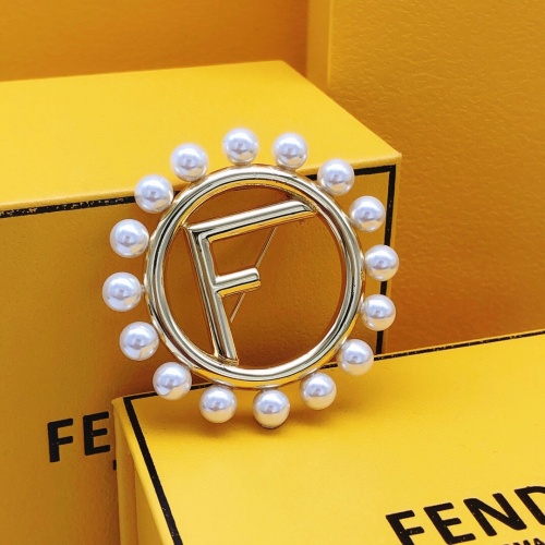 Replica Fendi Brooches For Women #1261957 $29.00 USD for Wholesale