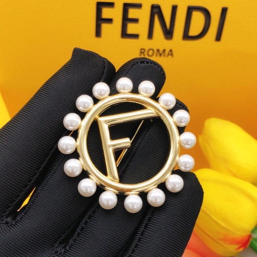 Replica Fendi Brooches For Women #1261957 $29.00 USD for Wholesale