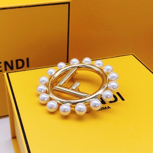 Replica Fendi Brooches For Women #1261957 $29.00 USD for Wholesale