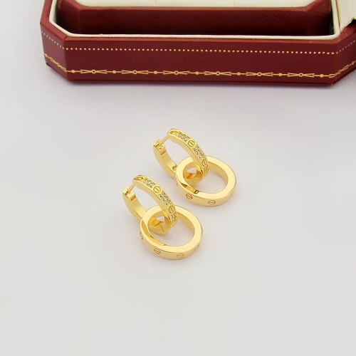 Wholesale Cartier Earrings For Women #1261960 $29.00 USD, Wholesale Quality Replica Cartier Earrings