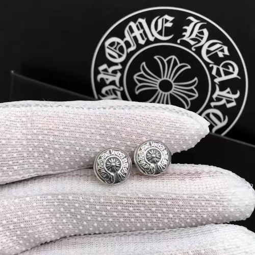 Wholesale Chrome Hearts Earrings For Women #1261990 $29.00 USD, Wholesale Quality Replica Chrome Hearts Earrings