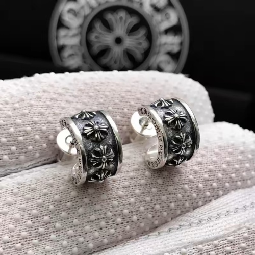 Wholesale Chrome Hearts Earrings For Women #1261992 $29.00 USD, Wholesale Quality Replica Chrome Hearts Earrings