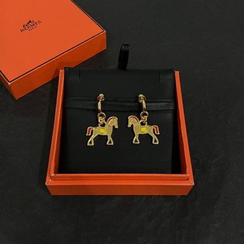 Replica Hermes Earrings For Women #1262008 $42.00 USD for Wholesale