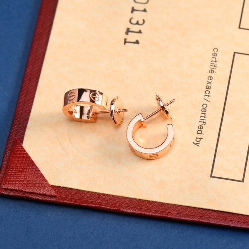 Replica Cartier Earrings For Women #1262134 $32.00 USD for Wholesale