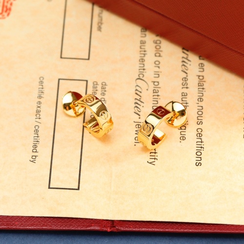 Wholesale Cartier Earrings For Women #1262135 $32.00 USD, Wholesale Quality Replica Cartier Earrings