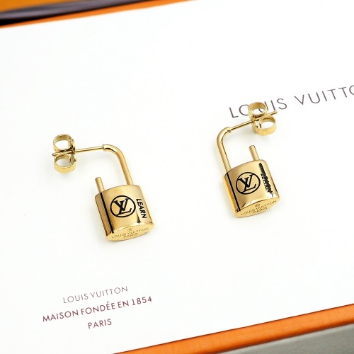 Wholesale Louis Vuitton Earrings For Women #1262137 $25.00 USD, Wholesale Quality Replica Louis Vuitton Earrings