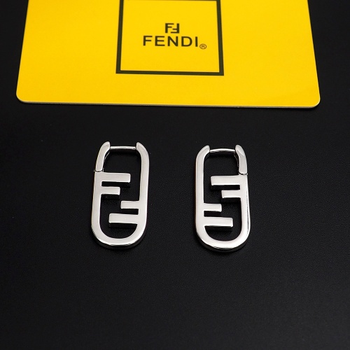 Wholesale Fendi Earrings For Women #1262142 $25.00 USD, Wholesale Quality Replica Fendi Earrings