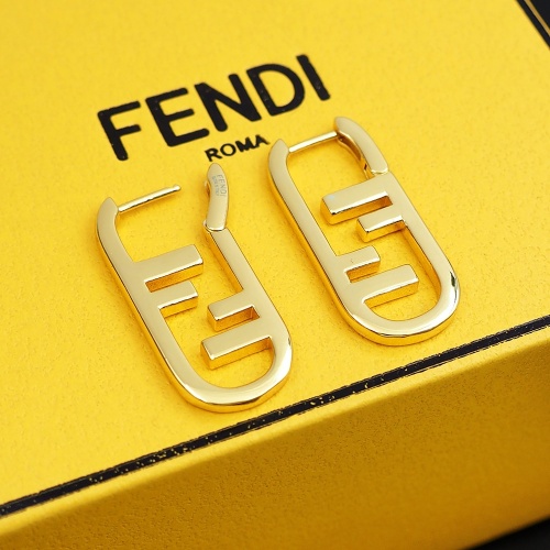 Replica Fendi Earrings For Women #1262143 $25.00 USD for Wholesale