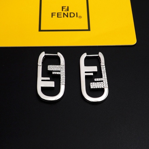 Wholesale Fendi Earrings For Women #1262144 $25.00 USD, Wholesale Quality Replica Fendi Earrings