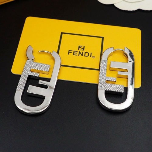 Replica Fendi Earrings For Women #1262146 $32.00 USD for Wholesale