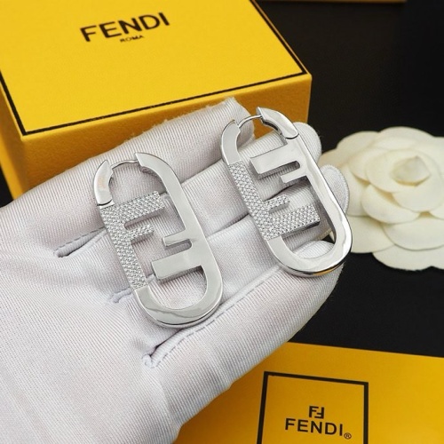 Replica Fendi Earrings For Women #1262146 $32.00 USD for Wholesale