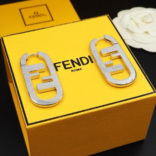 Replica Fendi Earrings For Women #1262146 $32.00 USD for Wholesale