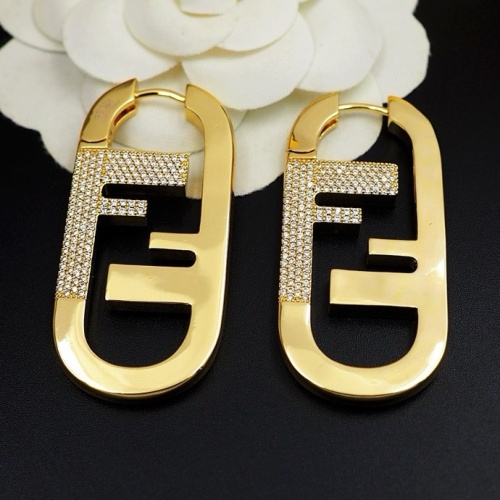 Replica Fendi Earrings For Women #1262147 $32.00 USD for Wholesale