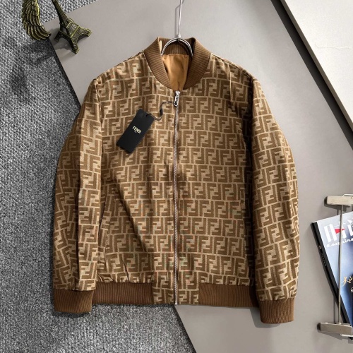 Wholesale Fendi Jackets Long Sleeved For Men #1262298 $115.00 USD, Wholesale Quality Replica Fendi Jackets