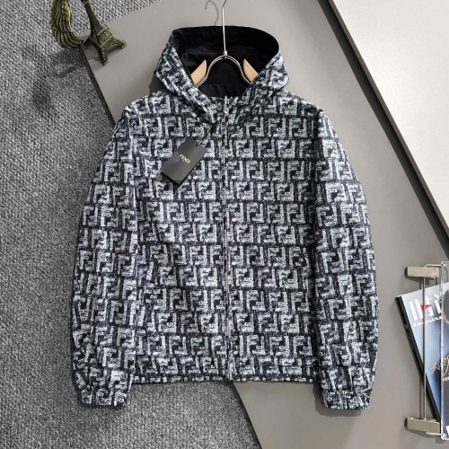 Wholesale Fendi Jackets Long Sleeved For Men #1262304 $115.00 USD, Wholesale Quality Replica Fendi Jackets