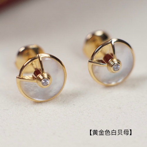 Wholesale Cartier Earrings For Women #1262387 $60.00 USD, Wholesale Quality Replica Cartier Earrings