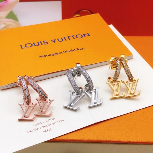 Replica Louis Vuitton Earrings For Women #1262435 $29.00 USD for Wholesale