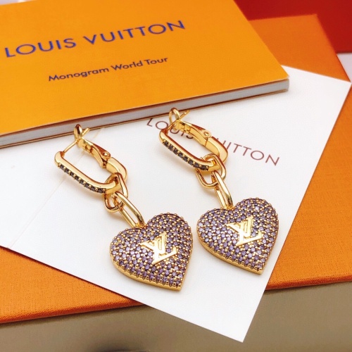 Wholesale Louis Vuitton Earrings For Women #1262457 $32.00 USD, Wholesale Quality Replica Louis Vuitton Earrings