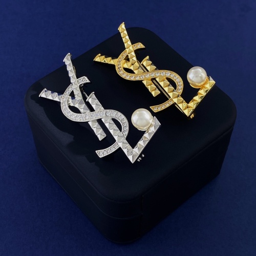 Replica Yves Saint Laurent Brooches For Women #1262694 $29.00 USD for Wholesale