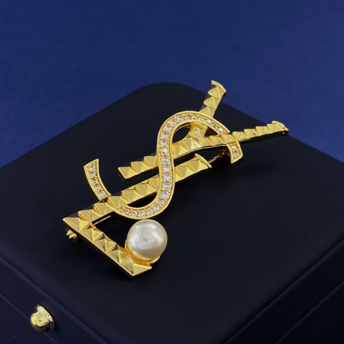 Wholesale Yves Saint Laurent Brooches For Women #1262695 $29.00 USD, Wholesale Quality Replica Yves Saint Laurent Brooches