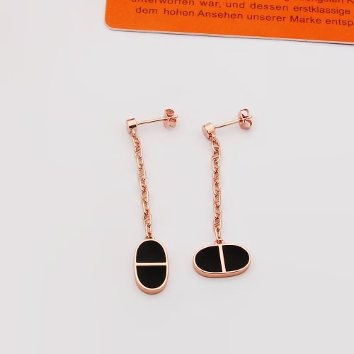 Wholesale Hermes Earrings For Women #1262745 $25.00 USD, Wholesale Quality Replica Hermes Earrings