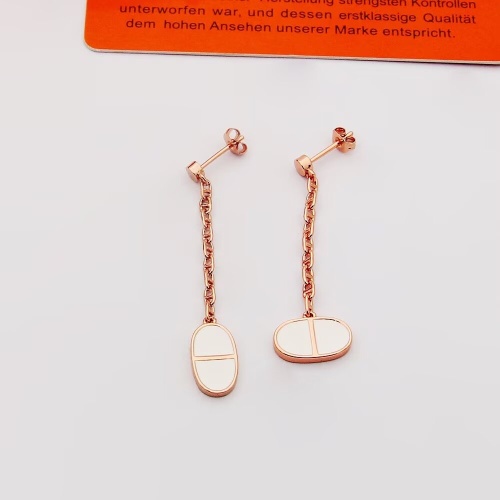 Wholesale Hermes Earrings For Women #1262748 $25.00 USD, Wholesale Quality Replica Hermes Earrings