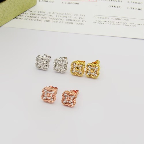 Replica Van Cleef & Arpels Earrings For Women #1262761 $25.00 USD for Wholesale