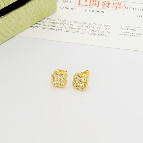 Wholesale Van Cleef &amp; Arpels Earrings For Women #1262762 $25.00 USD, Wholesale Quality Replica Van Cleef &amp; Arpels Earrings