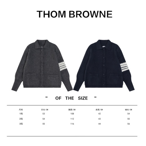 Replica Thom Browne TB Sweaters Long Sleeved For Women #1262817 $72.00 USD for Wholesale