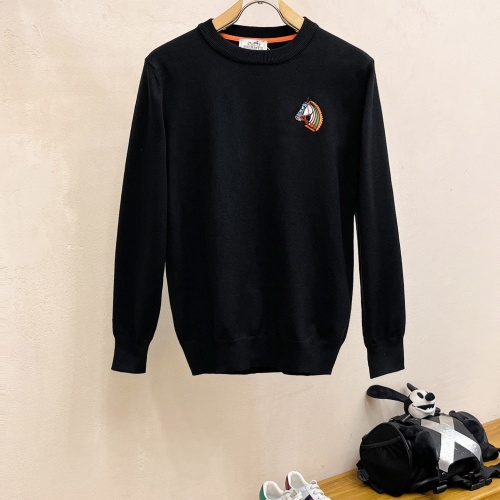 Wholesale Hermes Sweaters Long Sleeved For Men #1262821 $76.00 USD, Wholesale Quality Replica Hermes Sweaters