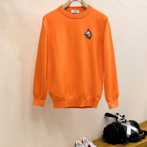 Wholesale Hermes Sweaters Long Sleeved For Men #1262823 $76.00 USD, Wholesale Quality Replica Hermes Sweaters