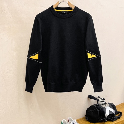 Wholesale Fendi Sweaters Long Sleeved For Men #1262827 $76.00 USD, Wholesale Quality Replica Fendi Sweaters