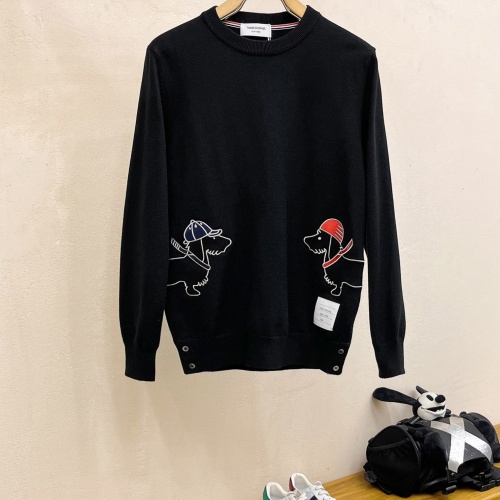 Wholesale Thom Browne TB Sweaters Long Sleeved For Men #1262859 $76.00 USD, Wholesale Quality Replica Thom Browne TB Sweaters