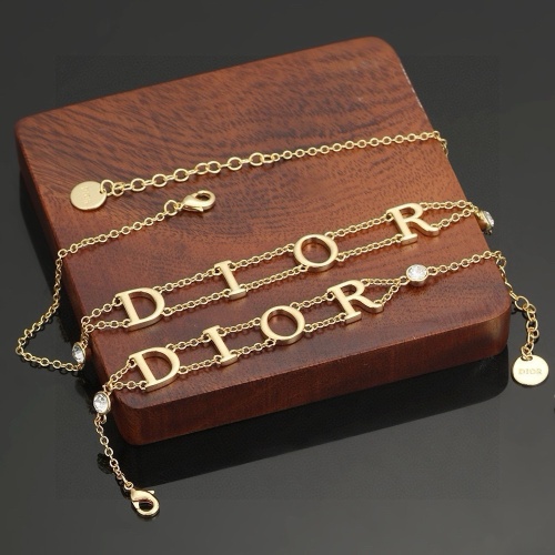 Replica Christian Dior Jewelry Set #1262985 $48.00 USD for Wholesale