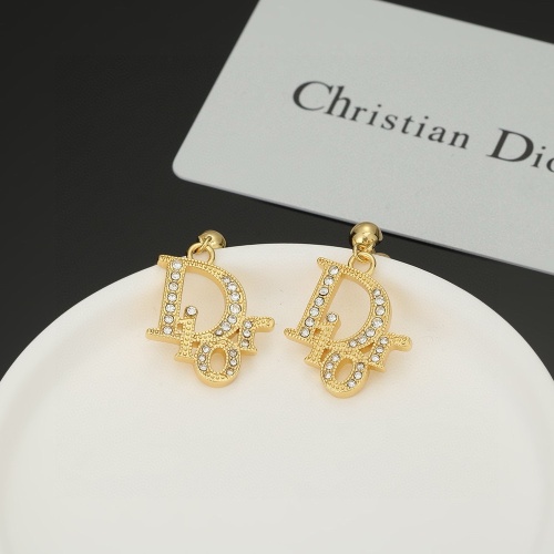 Replica Christian Dior Earrings For Women #1262986 $27.00 USD for Wholesale