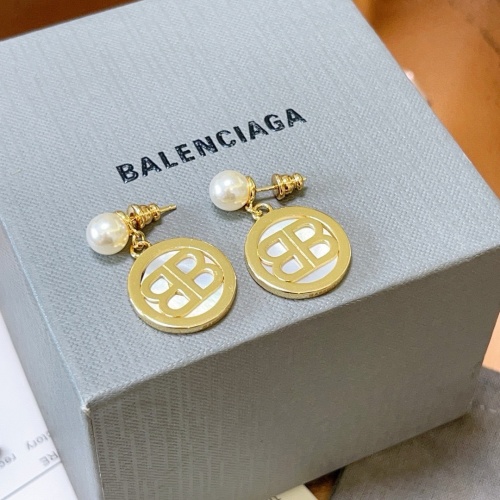 Wholesale Balenciaga Earrings For Women #1263074 $29.00 USD, Wholesale Quality Replica Balenciaga Earrings