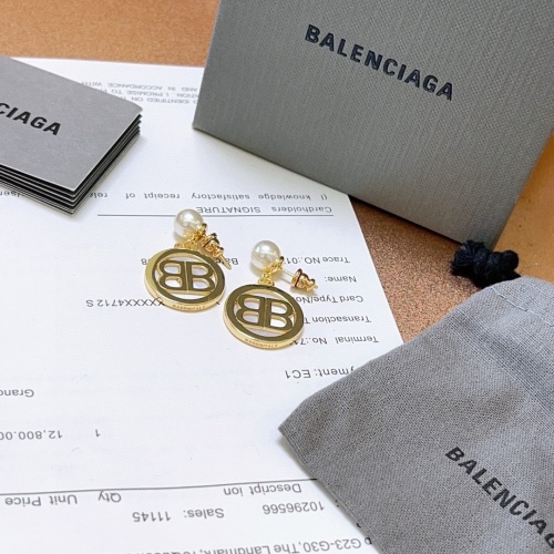 Replica Balenciaga Earrings For Women #1263074 $29.00 USD for Wholesale