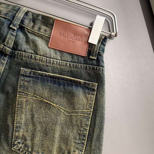 Replica Balenciaga Jeans For Men #1263076 $82.00 USD for Wholesale