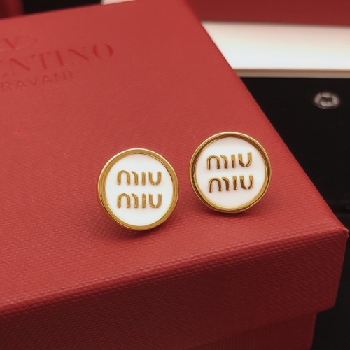 Replica MIU MIU Earrings For Women #1263154 $27.00 USD for Wholesale