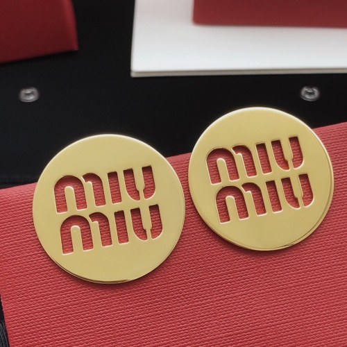 Wholesale MIU MIU Earrings For Women #1263156 $32.00 USD, Wholesale Quality Replica MIU MIU Earrings