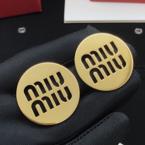 Replica MIU MIU Earrings For Women #1263156 $32.00 USD for Wholesale