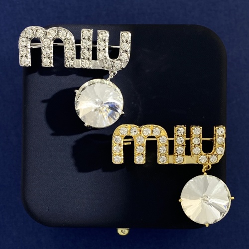 Replica MIU MIU Brooches For Women #1263211 $27.00 USD for Wholesale