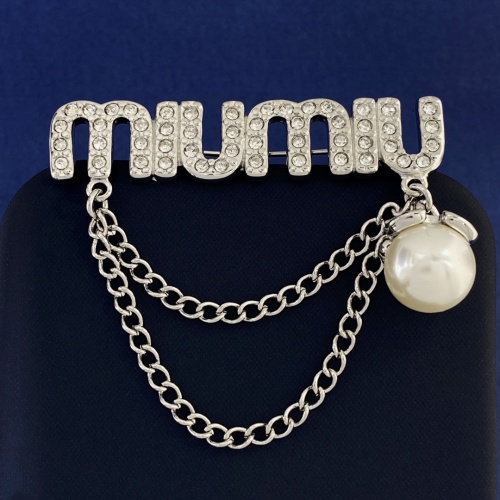 Wholesale MIU MIU Brooches For Women #1263213 $29.00 USD, Wholesale Quality Replica MIU MIU Brooches