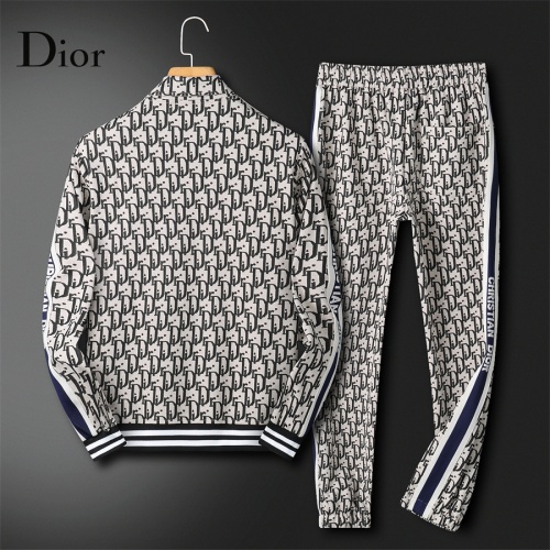 Replica Christian Dior Tracksuits Long Sleeved For Men #1263285 $85.00 USD for Wholesale