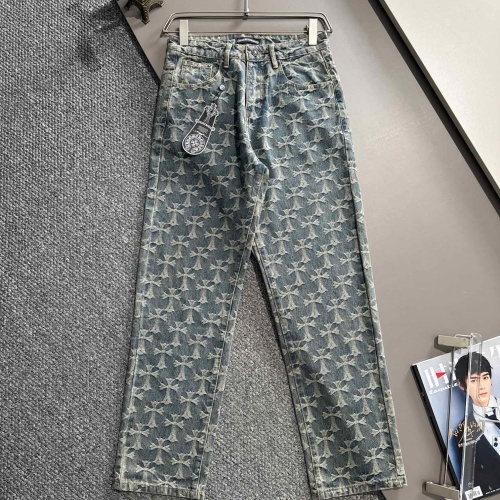 Wholesale Chrome Hearts Jeans For Men #1263297 $82.00 USD, Wholesale Quality Replica Chrome Hearts Jeans