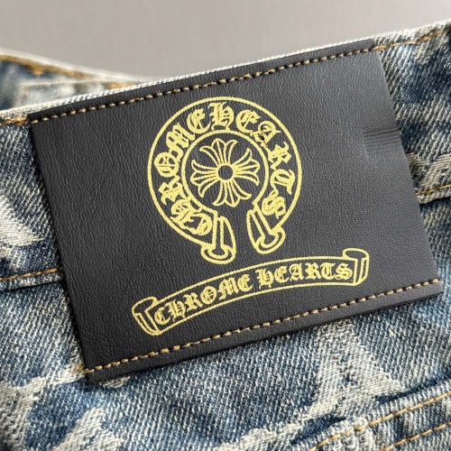 Replica Chrome Hearts Jeans For Men #1263297 $82.00 USD for Wholesale