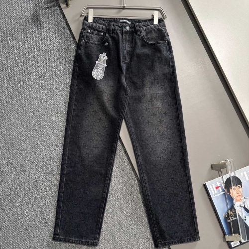 Wholesale Chrome Hearts Jeans For Men #1263298 $82.00 USD, Wholesale Quality Replica Chrome Hearts Jeans