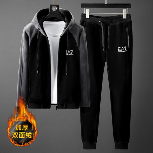 Wholesale Armani Tracksuits Long Sleeved For Men #1263303 $98.00 USD, Wholesale Quality Replica Armani Tracksuits