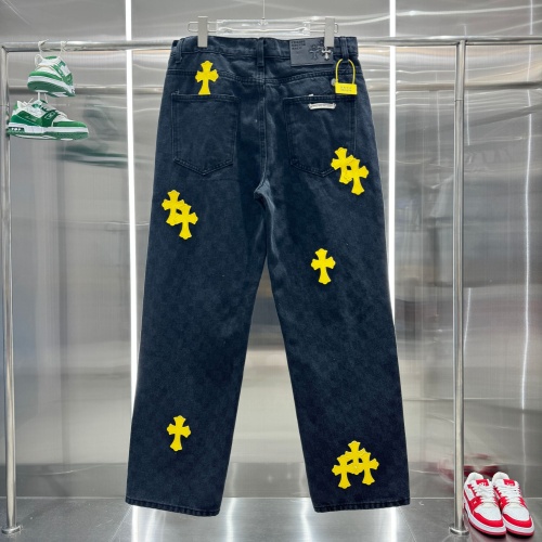 Replica Chrome Hearts Jeans For Unisex #1263304 $60.00 USD for Wholesale