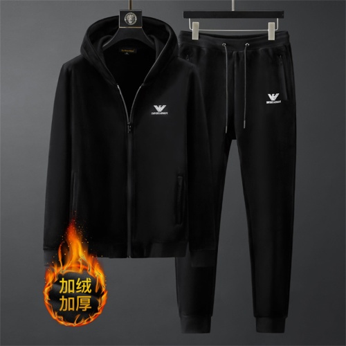 Wholesale Armani Tracksuits Long Sleeved For Men #1263305 $98.00 USD, Wholesale Quality Replica Armani Tracksuits